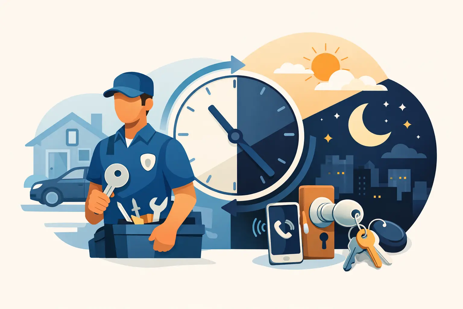 Are Locksmiths 24/7? What to Expect