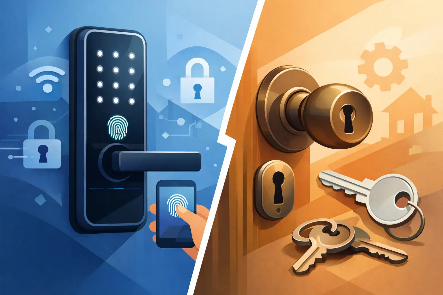 Digital Locks Versus Traditional Keys